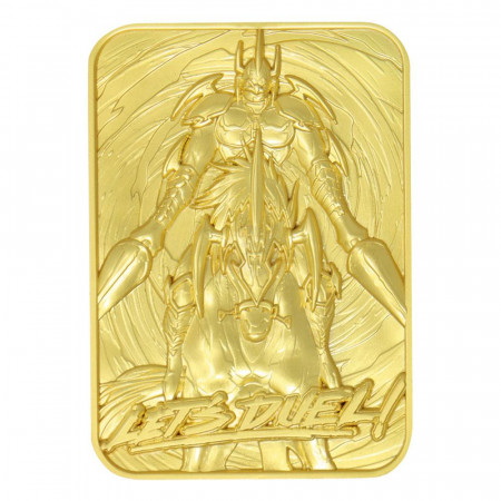 Yu-Gi-Oh! replika Card Gaia the Fierce Knight (gold plated)